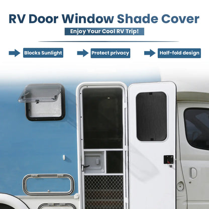 🚐 RV Blackout Window Shade – Insulated Privacy Cover