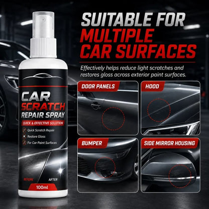 🚗Universal Car Scratch Repair Spray – Erases light scratches, swirl marks & scuffs fast