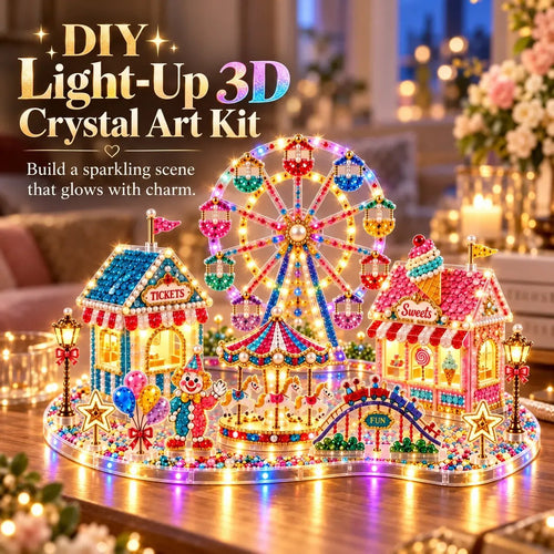 💎✨DIY Crystal Art Kit with LED Lighting – Sparkling Miniature Scenes to Create Yourself