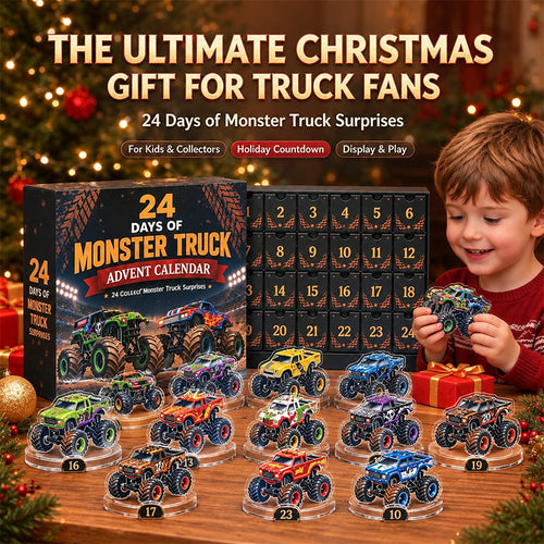 🚚 24 Days of Monster Truck Advent Calendar 2026 2D acrylic material