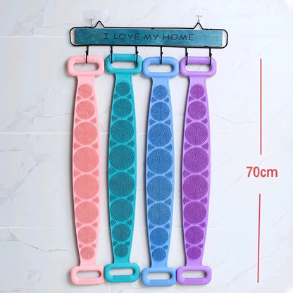 🛁 2-in-1 Double-Sided Silicone Back Scrubber