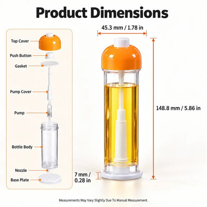 🍳 Refillable Olive Oil Sprayer – Fine Mist Cooking Oil Spray Bottle ✨