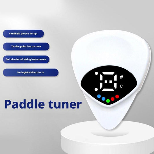 2-in-1 Guitar Pick Tuner – Instant Tuning & Playing in One Smart Tool