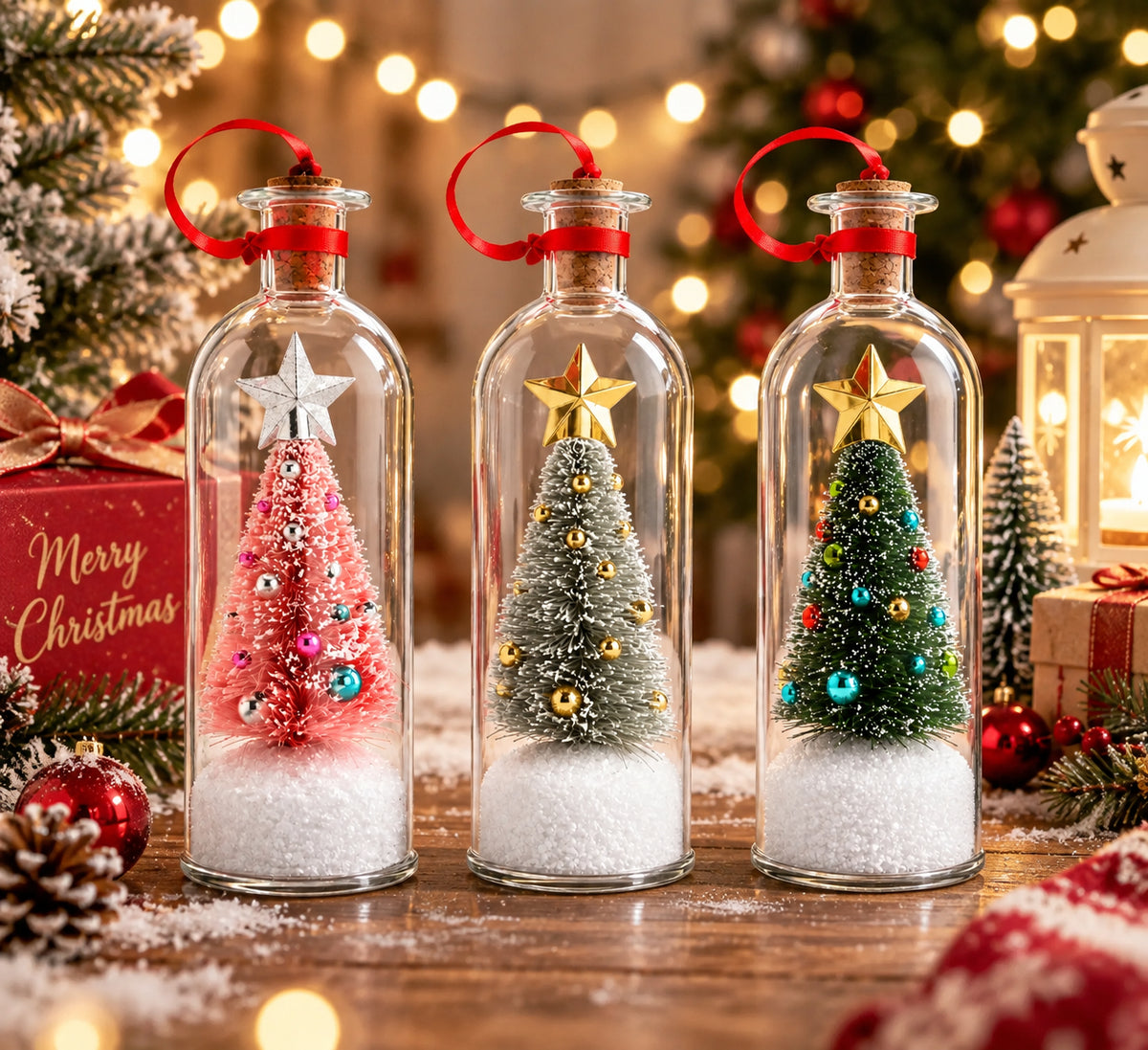 🎄 The Christmas Keepsake Bottle | Festive Holiday Decor & Heartfelt Gift