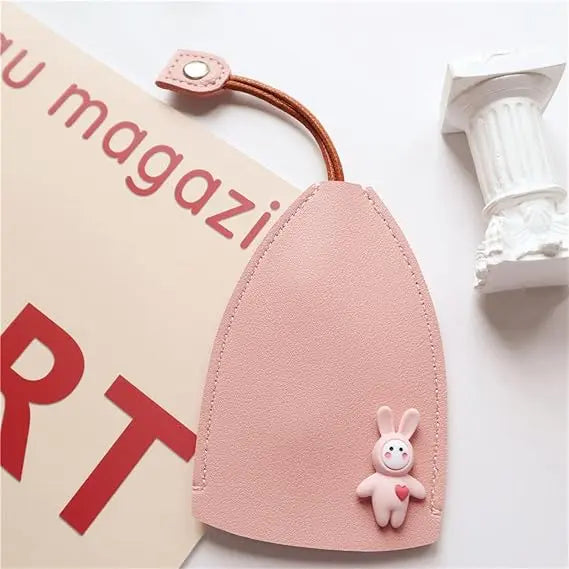 Cute Cartoon Pull-Out Key Case with Quick-Access Loop