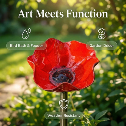 🌸 Handmade Metal Flower Garden Stake