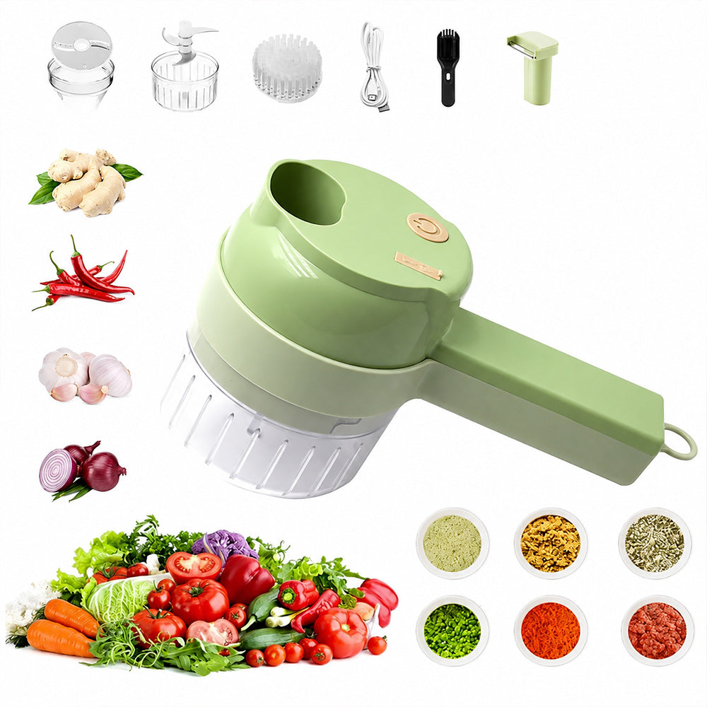 4-in-1 Electric Handheld Food Processor & Chopper 🥗✨