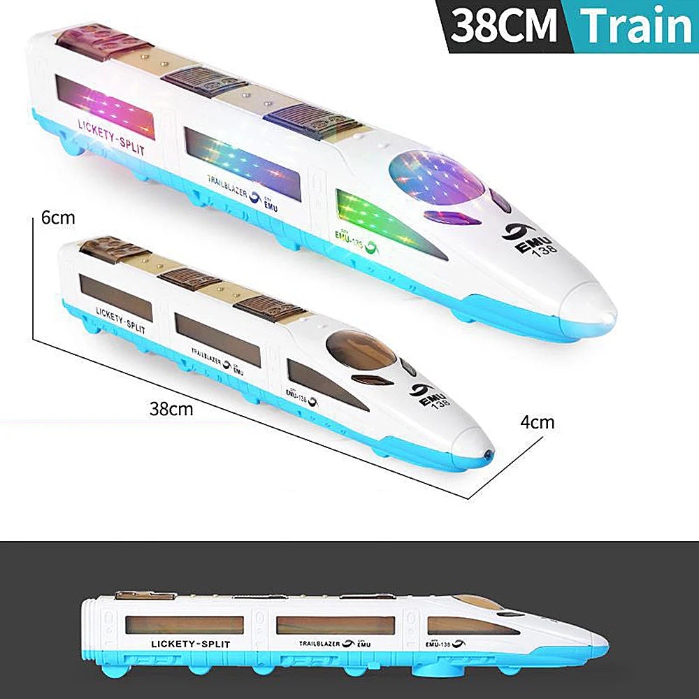 Electric Bullet Train Toy with Lights & Music