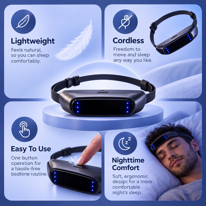 🌃Sleep Without Interruptions🌙 Smart Anti-Snoring Device for Quieter Nights