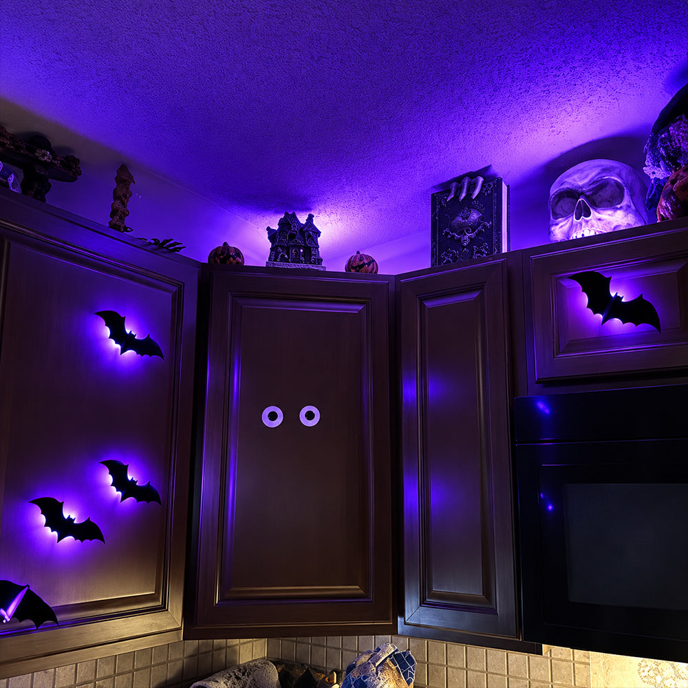Spooky Halloween Bat Lights – 24-Pc LED Set