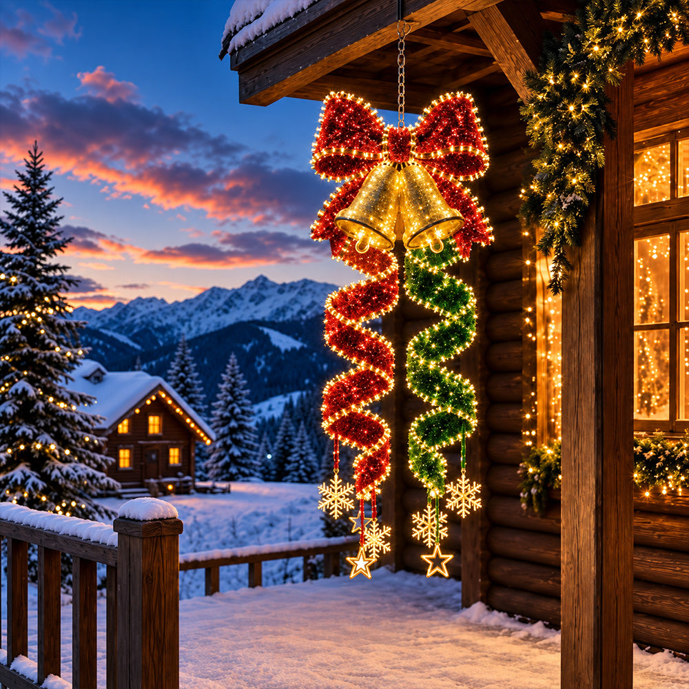 🎄✨ LED Christmas Hanging Ornament – Light Up Christmas!