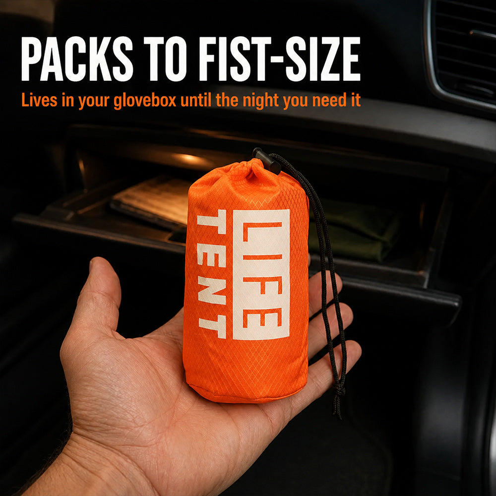 QuickShelter - 2 Person Emergency Tent ⚠️🏕️