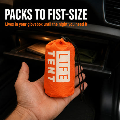 QuickShelter - 2 Person Emergency Tent ⚠️🏕️