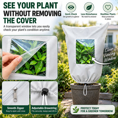 ❄️ Frost Protection Plant Cover – Reusable & Breathable