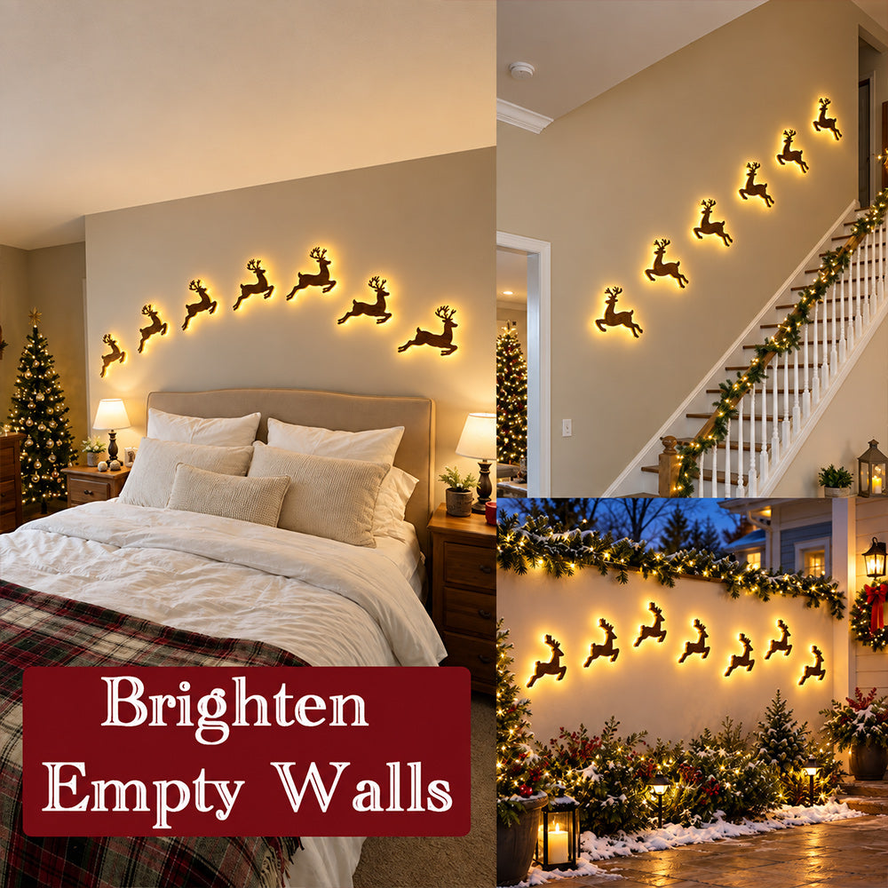 🎄 LED Christmas Wall Decorations ✨ Festive Holiday Lights