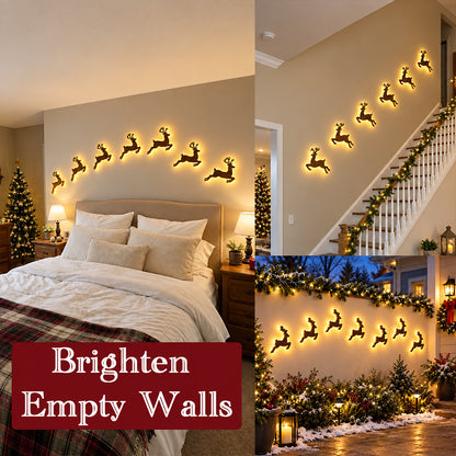 🎄 LED Christmas Wall Decorations ✨ Festive Holiday Lights