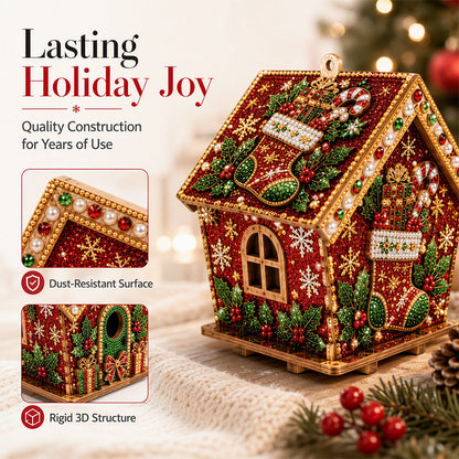 🎄✨DIY 3D Pearl Christmas Art Kit – Handmade Festive Decoration