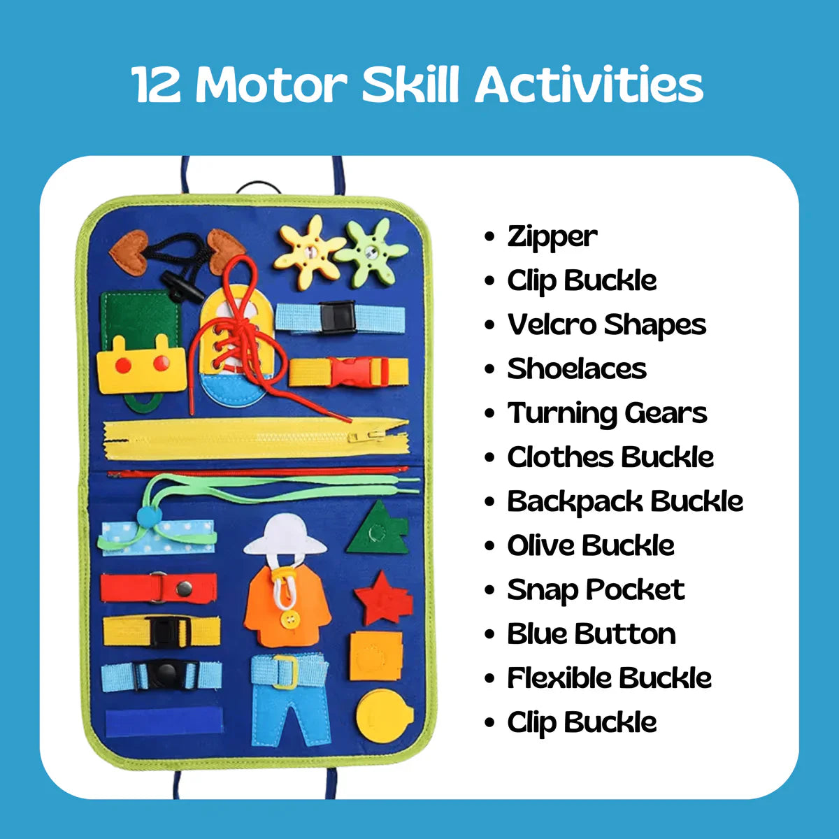 Montessori Tactile Activity Panel