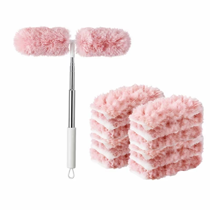 Double-Head Bendable & Extendable Microfiber Duster