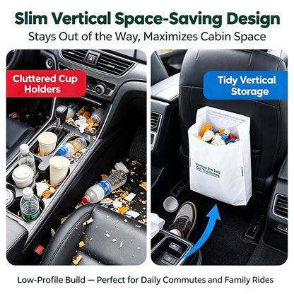 🚗 20-Pack Car Trash Bags – Self-Adhesive Disposable Waste Bags 🗑️