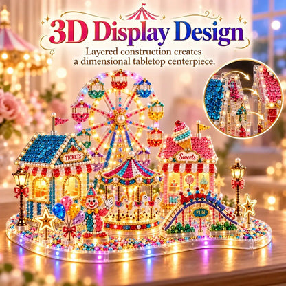 💎✨DIY Crystal Art Kit with LED Lighting – Sparkling Miniature Scenes to Create Yourself