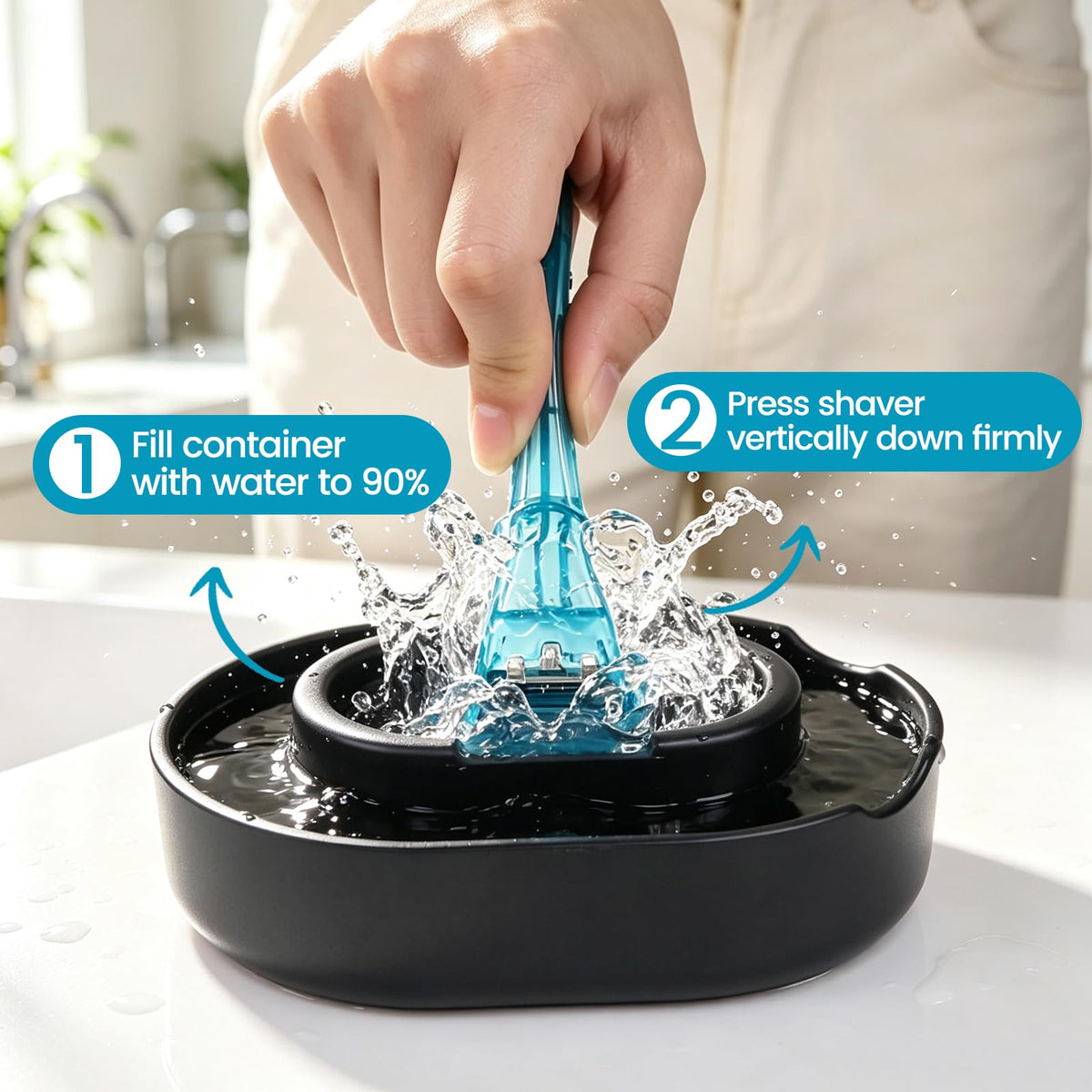 🪒 Razor Cleaner – Fast & Easy Shaver Rinsing Tool
