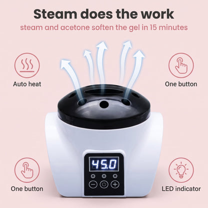 💅 Electric Steam Gel Nail Remover