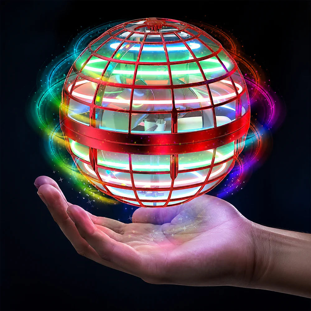 🔥LED Flying Orb – Toss, Hover, Return