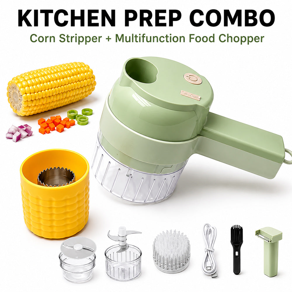 4-in-1 Electric Handheld Food Processor & Chopper 🥗✨
