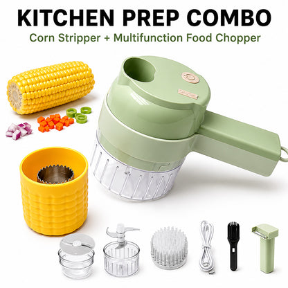 4-in-1 Electric Handheld Food Processor & Chopper 🥗✨