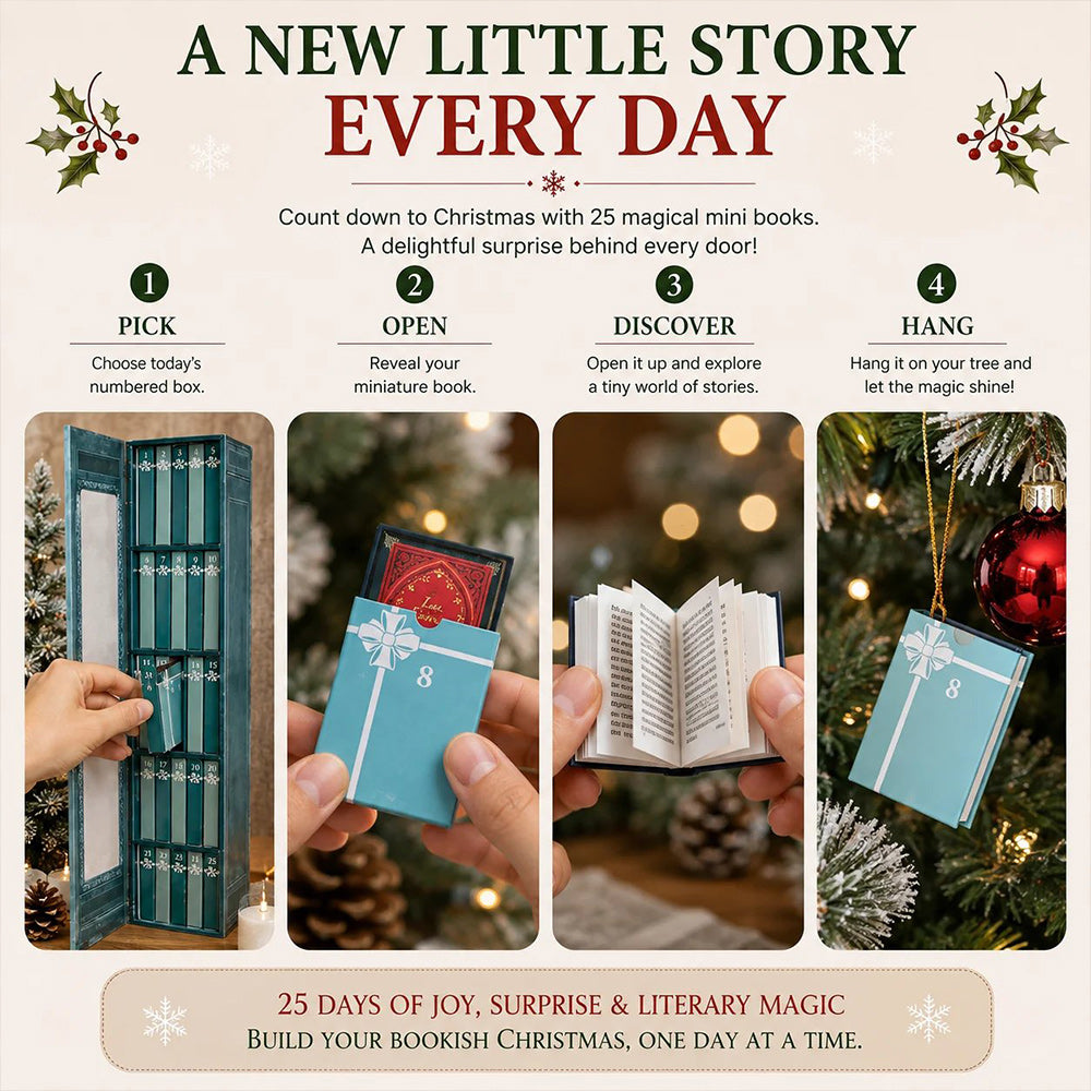🎄 25-Day Mini Book Christmas Advent Calendar