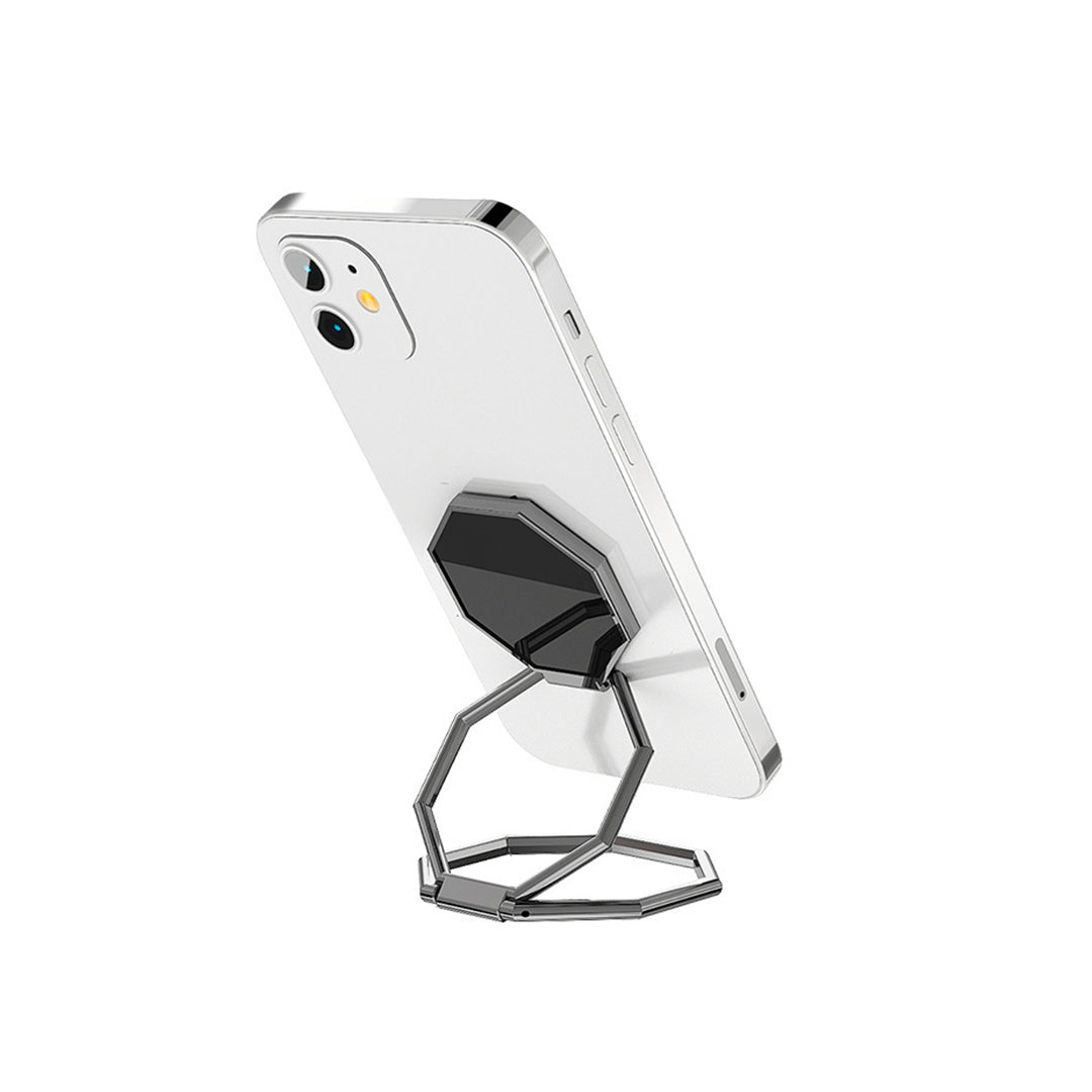 📱 360° Rotating Phone Ring Holder – Metal Finger Grip & Foldable Kickstand