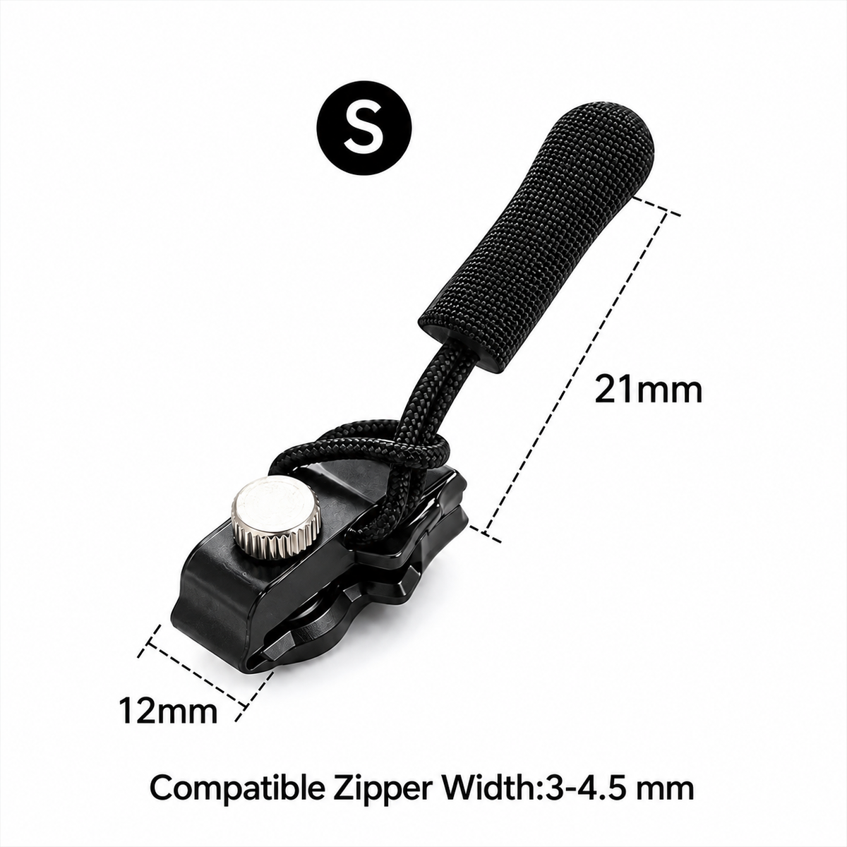 Zipper Slider 5Pcs 🧰 | Instant No-Sew Zipper Repair Replacement