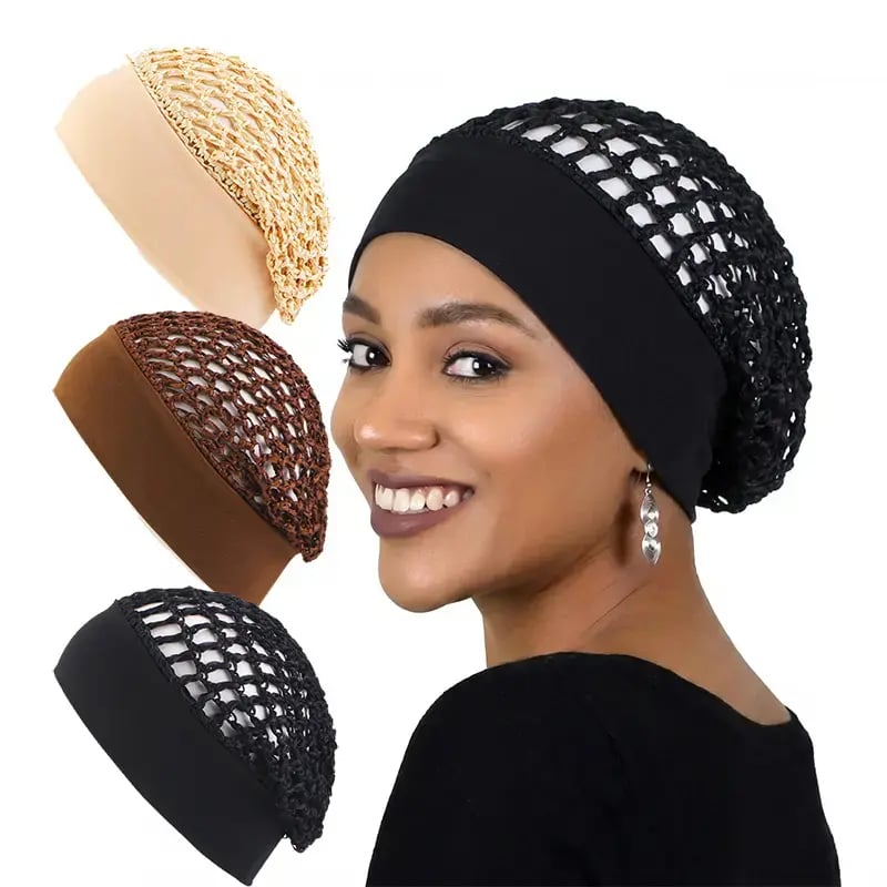 🧢Stretchy Wide-Edge Sleeping Cap