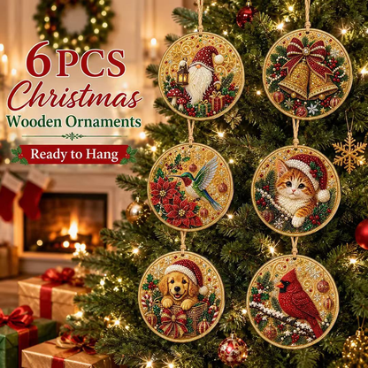 🎄Christmas DIY Diamond Painting Ornaments Kit, Xmas Tree Hanging Pendant🎁