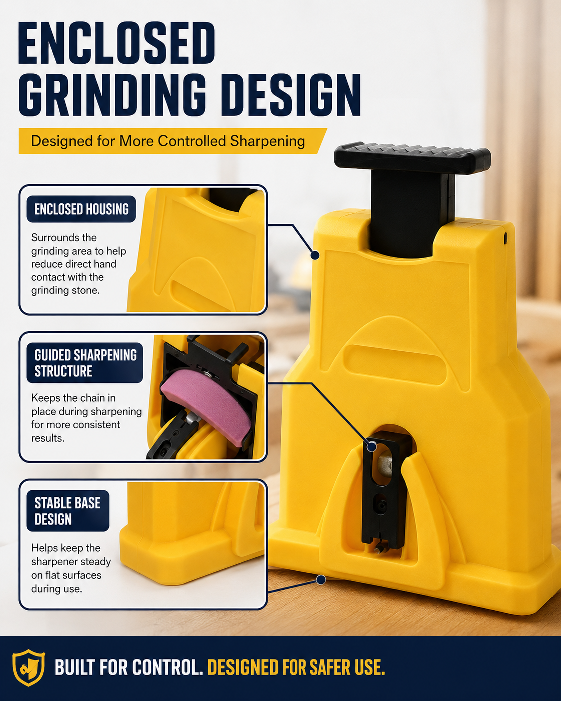 Portable Chainsaw Sharpener – Fast, Power-Free Sharpening