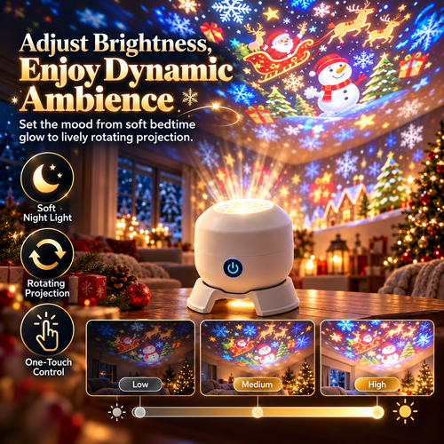 ✨Christmas Rotating Projector Light 🎄