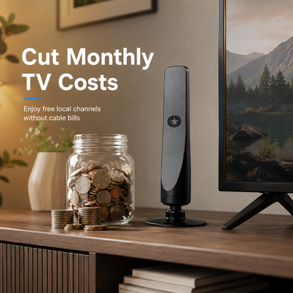 HD TV Antenna – No Subscription, Easy Setup📡📺