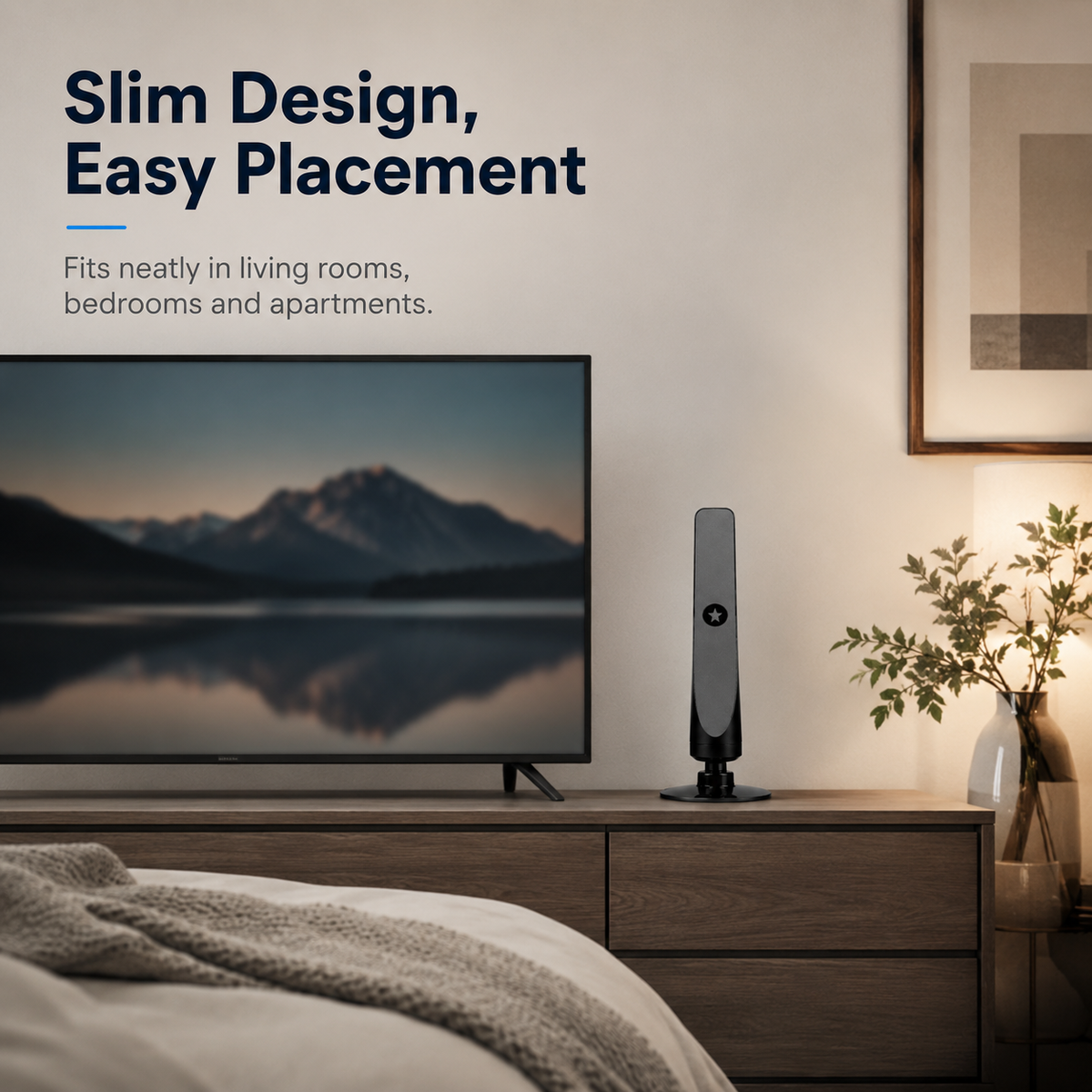 HD TV Antenna – No Subscription, Easy Setup📡📺