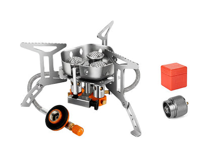 5800W Camping Gas Burner – Powerful, Windproof & Instant Ignition
