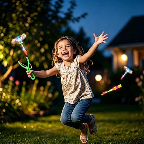 Illuminated Slingshot Flying Arrow 🏹✨