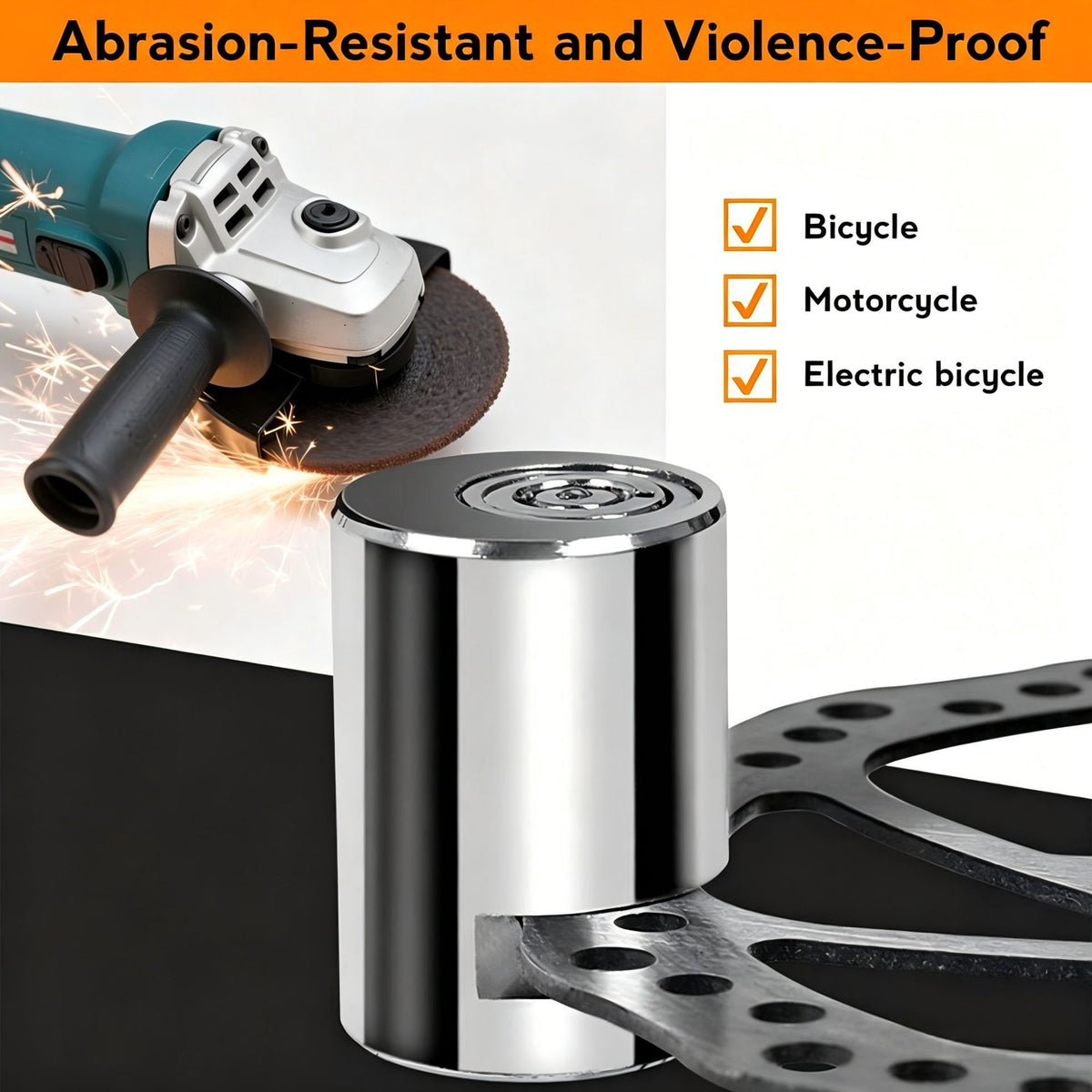 🔒Motorcycle and Bicycle Anti-Theft Disc Brake Lock