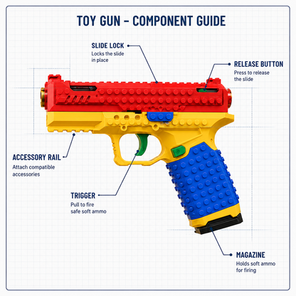 SIG17 Mod Building Block Soft Bullet Blaster