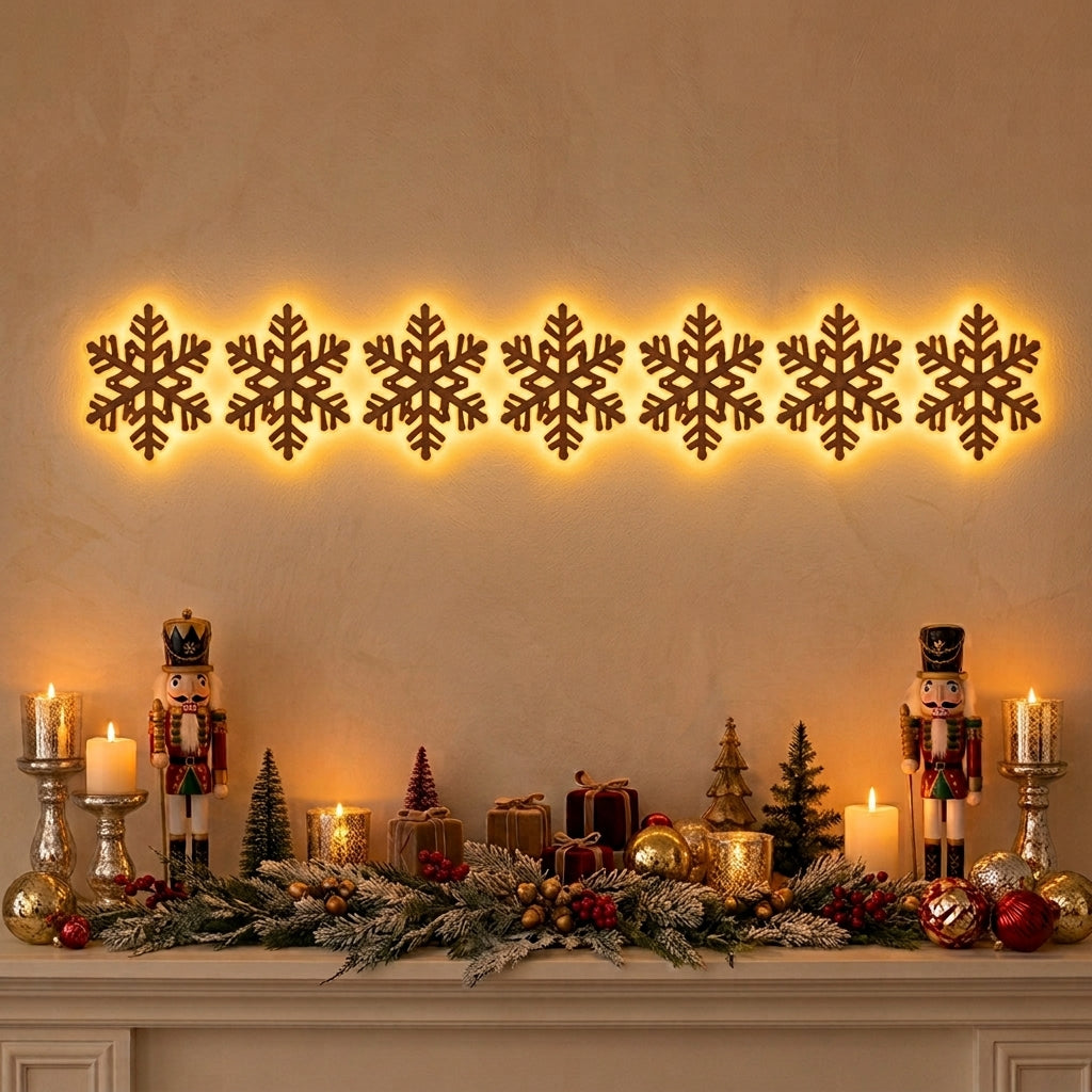 🎄 LED Christmas Wall Decorations ✨ Festive Holiday Lights