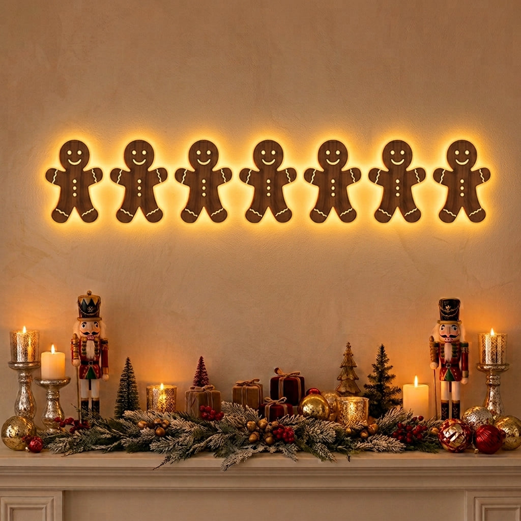 🎄 LED Christmas Wall Decorations ✨ Festive Holiday Lights
