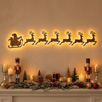🎄 LED Christmas Wall Decorations ✨ Festive Holiday Lights