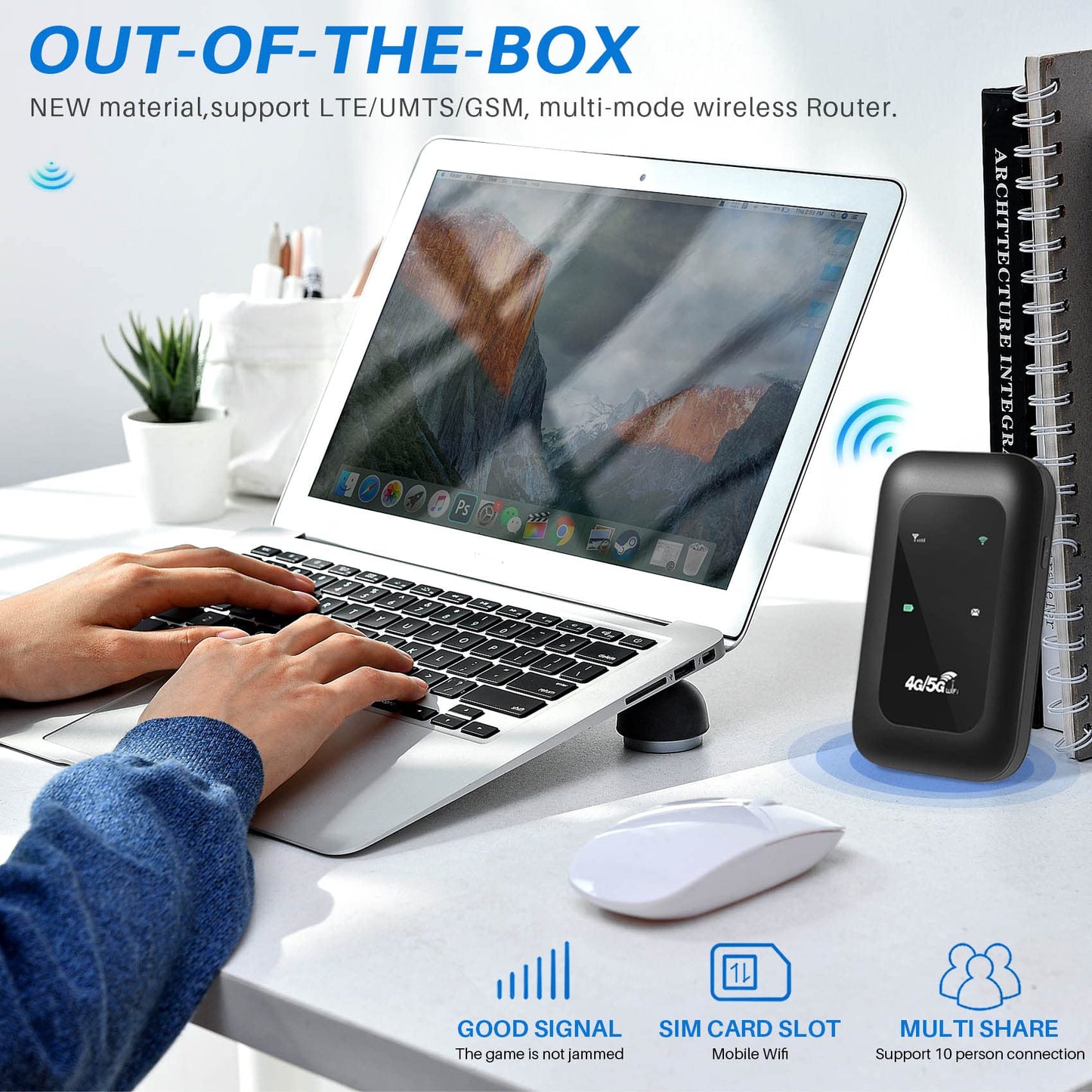 All-Network Pocket WiFi – Ready in Seconds No Setup! No Hassle! Just Connect!