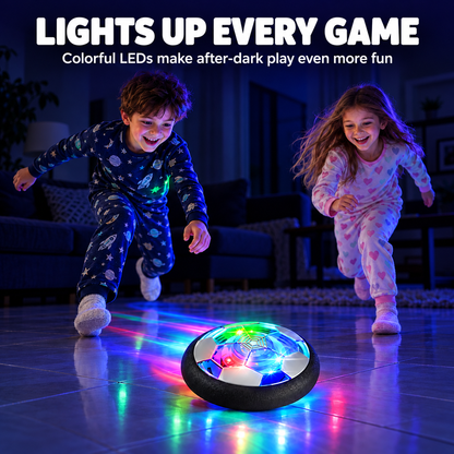 LED Hover Soccer Ball, Indoor Floating Soccer Toy with Soft Foam Bumper ⚽