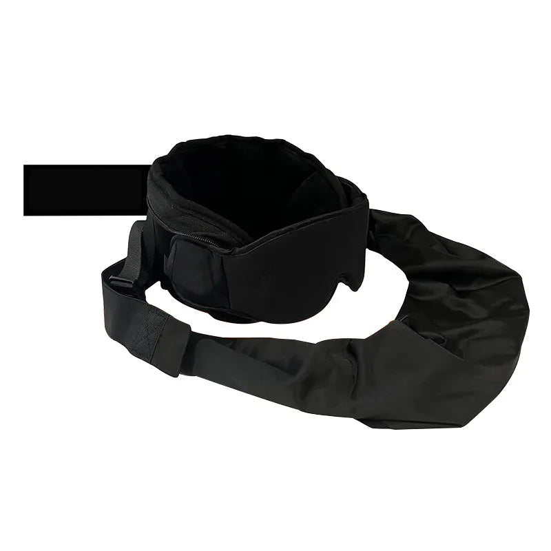 ✈️ 3‑in‑1 Airplane Travel Sleep Support, Head Arm Rest with Eye Mask