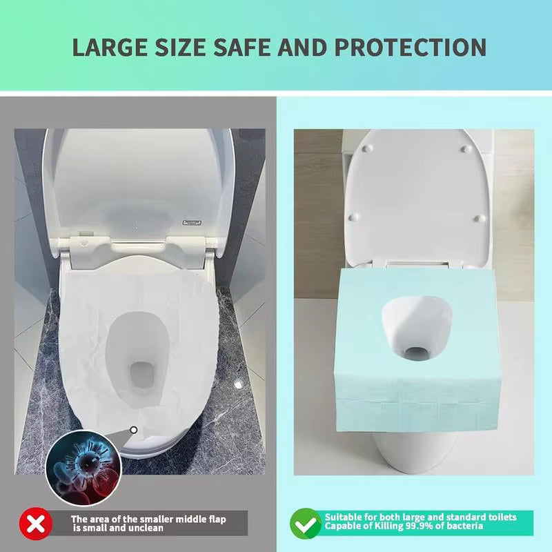 🚽Toilet Seat Disposable Covers (50 Pieces)